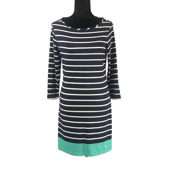 Southern Tide Dresses & Skirts - Southern Tide Navy Stripe Long Sleeve Dress size Small